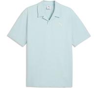Poloshirt PUMA "Essentials Elevated Polo Herren", Damen, Gr. XXL, fresh water blau, Obermaterial: 5% Elasthan, 67% Baumwolle, 28% Polyester. Besatz: 100% Baumwolle, clean, relaxed fit, Shirts (4248872