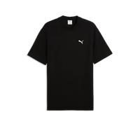 PUMA Performance Relaxed Fit T-Shirt aus reiner Baumwolle Modell 'ESS ELEVATED' in Black, Größe L