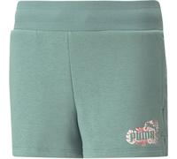 Puma ESS+ Flower Power TR Mädchen Shorts, grau 176