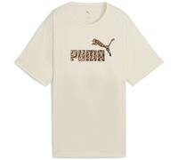 Puma ESS Graphic Animal Relaxed Damen T-Shirt, weiß, Gr. L