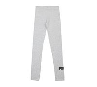 PUMA ESS Logo Leggings G für Mädchen, Hellgrau, 164 (13-14 Jahre )