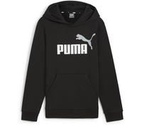 PUMA ESS+ 2 Col Big Logo Hoodie FL B, Jungen Schweiß, PUMA White-Medium Gray, 586987