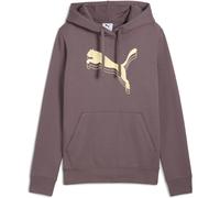 Puma ESS Metallic FL Damen Kapuzensweater, lila XXL