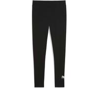Puma ESS METALLIC Leggings Damen | Mit Logo Print | Black/Metallic Silver | Größe: L Black