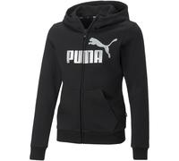 Puma Ess+ Logo Full-Zip FL G Mädchen Sweatshirt, schwarz 116