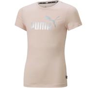 Puma Essential + Logo T-Shirt Kinder - Rosa, Silber, Größe 176