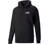 Kapuzensweatshirt PUMA "ESS+ TAPE HOODIE FL" Gr. XL, schwarz (puma black) Herren Sweatshirts (34301346-XL)