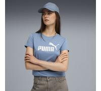 PUMA ESS Metallisch No. 1 Logo T-Shirt Damen, Kleidung, Blau, S Blue