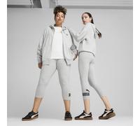 Puma ESS No. 1 Logo 3/4 Leggings Damen | Mit Logo Print | Light Gray Heather | Größe: XS Gray