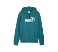 PUMA "ESS NO. 1 LOGO HOODIE FL (S)", mit verstellbarer Kapuze, mit Kängurutasche, Regular Fit (98333706-M) emerald ice