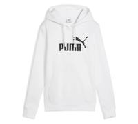 Hoodie PUMA "ESS No. 1 Logo Hoodie Damen", Damen, Gr. S, weiß, Obermaterial: 66% Baumwolle, 34% Polyester. Kapuzenfutter: 100% Baumwolle. Rippe: 3% Elasthan, 97% Baumwolle, normal, Sweatshirts Hoodie 