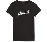Puma Ess+ Script Damen T-Shirt, schwarz S