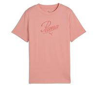 PUMA T-Shirt Essentials Script Mädchen Pink Fruit Größe 176