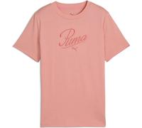 Puma T-Shirt Essentials Script Mädchen – Pink Fruit, Gr. 164