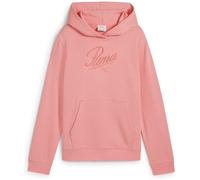 Puma ESS Script TR Mädchen Kapuzensweater, pink, Gr. 176