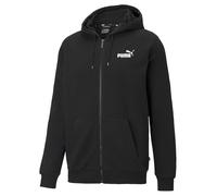 PUMA Kapuzenjacke Essentials Small Logo Terry – schwarz M