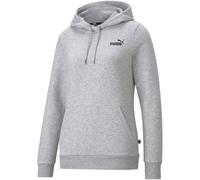 PUMA ESS Small Logo Hoodie FL Sweat, Grau-Light Gray Heather, XL