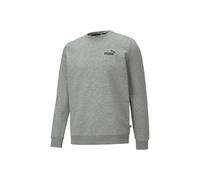 Puma Herren Essential Small Logo Crew Sweatshirt grau S