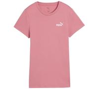 Puma Damen T-shirt Kurzarm Frau Ess Klein No.1 Logo Rose Größe XS