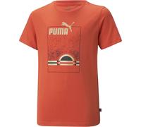 Puma ESS+ Street Art Summer B (summer) Jungen T-Shirt, orange 176