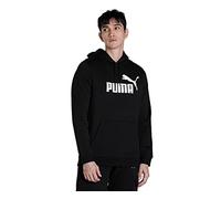 PUMA Herren Sweatshirt - ESS Big Logo Hoodie FL, Kapuzen-Pullover, Logo, uni Schwarz 2XL