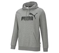 Puma Herren Kapuzenpullover ESS Big Logo Hoodie 586686-03 S Medium Gray Heather