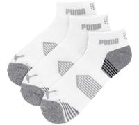 Puma Essential ¼ Cut 3erPack Socken, weiß 3-5.5