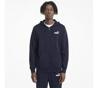 Puma Essential Full Zip Hoodie mit kleinem Logo, Blau Mann M M