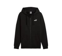 Puma Essential Logo Nr. 1 Herren-Sweatshirt mit durchgehendem Reißverschluss in Schwarz L