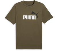 PUMA Unisex ESS 2 Color No. 1 Logo Tee T-Shirts, Loden Green,