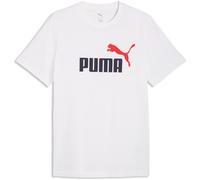 Puma T-Shirt Essentials 2 Colour No. 1 Logo Herren Weiß Größe S