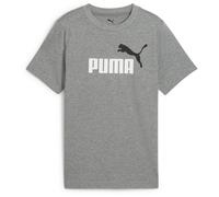 PUMA Essentials Colour No.1 Logo T-Shirt Teenager Für Kinder | Mit Heide | Grau | Größe: 116 Medium Gray Heather