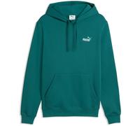 Kapuzensweatshirt PUMA "ESS 2 COLOR SMALL NO. 1 LOGO HOODIE FL", Herren, Gr. XL, emerald ice, Fleece, Obermaterial: 66% Baumwolle, 34% Polyester, unifarben, regular fit normal, angesetztes Bündchen, S