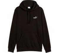Kapuzensweatshirt PUMA "ESS 2 COLOR SMALL NO. 1 LOGO HOODIE FL", Herren, Gr. S, puma schwarz, Fleece, Obermaterial: 66% Baumwolle, 34% Polyester, unifarben, regular fit normal, angesetztes Bündchen, S