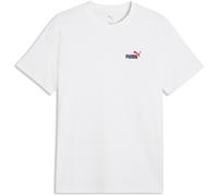 PUMA Essentials 2 Color Small No. 1 Logo T-Shirt Herren 57 - PUMA white XL