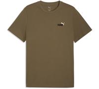 PUMA Essentials 2 Color Small No. 1 Logo T-Shirt Herren 81 - loden green L
