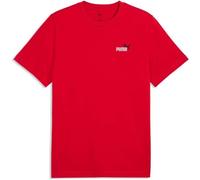 Puma ESSENTIALS 2COLOR SMALL NO 1 LOGO TEE Herren T-Shirt, rot, größe S