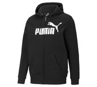 PUMA Essentials Big Logo Full-Zip Hoodie 586698-01, Mens Sweatshirt, Black, M EU