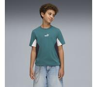 PUMA Essentials Block T-Shirt Teenager, Kleidung, Grün, 5-6Y