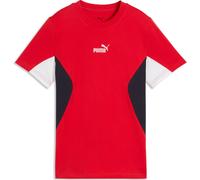 PUMA Essentials Block T-Shirt Teenager, Kleidung, Rot, 15-16Y Red