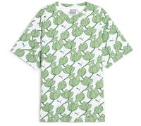 PUMA Essentials+ Blossom Print T-Shirt Damen 86 - archive green S