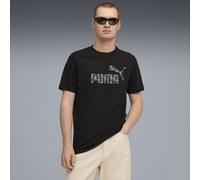PUMA Essentials Camo T-Shirt Herren, Kleidung, Schwarz, S Black