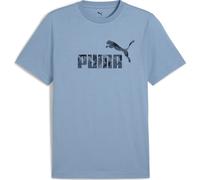 PUMA Essentials Camo T-Shirt Herren 34 - cool blue M