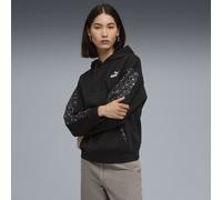PUMA Damen Essentials Comfort Hoodie mit Animal-Print XXS, Black