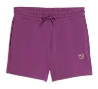 PUMA Essentials Elevated Mid-Waist 5" Shorts Damen 69 - plum wine M
