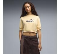 PUMA Essentials Elevated No. 1 Logo Relaxed Sweatshirt Damen, Kleidung, Gelb, XS