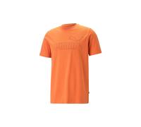 Puma Essentials Elevated Pique T-Shirt Herren - orange-S