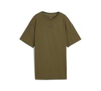 PUMA Essentials Elevated Relaxed Tee Jugend, Kleidung, Grün, 11-12Y Green