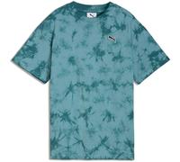 PUMA Essentials Elevated Relaxed Tie-Dye T-Shirt Kinder 41 - emerald ice 140