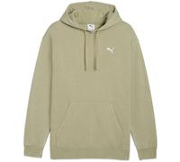 Puma Hoodie Essentials Elevated Relaxed Wash Fleece Khaki Herren Größe M